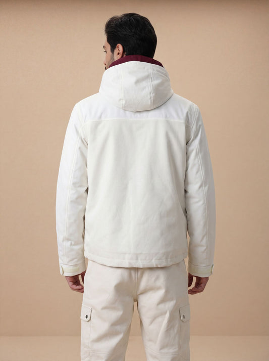 Beige Ski Suit